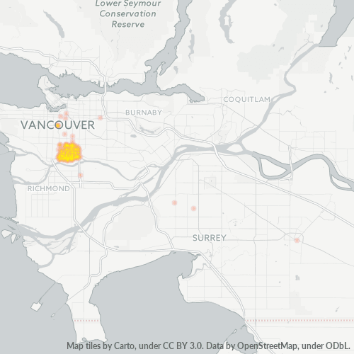 V5X Business Density Heatmap