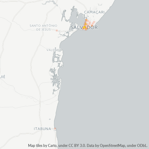 40040-000 Mapa de calor de densidad empresarial