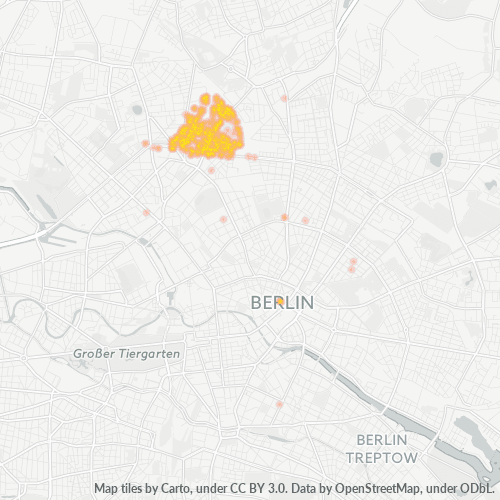 13359 Standortdichte-Heatmap