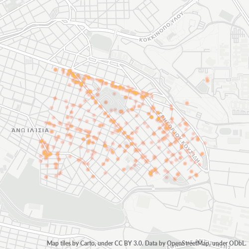 157 72 Χάρτης θερμότητας πυκνότητας επιχείρησης