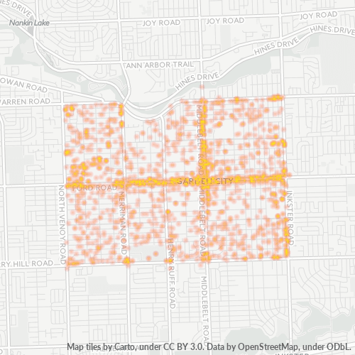 48135 Business Density Heatmap