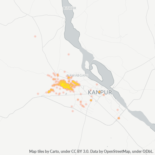 208019 Business Density Heatmap