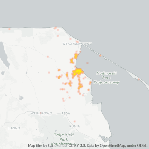 84-100 Mapa intensywności działalności gospodarczej