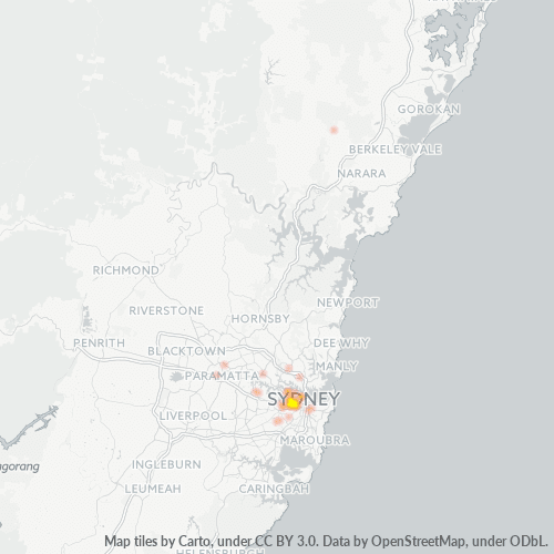2037 Business Density Heatmap