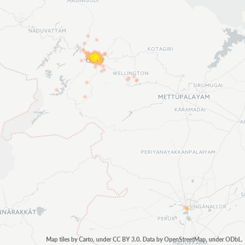 643001 Business Density Heatmap