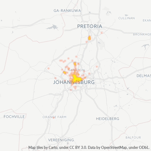 2198 Hittekaart vir Besigheidsdigtheid
