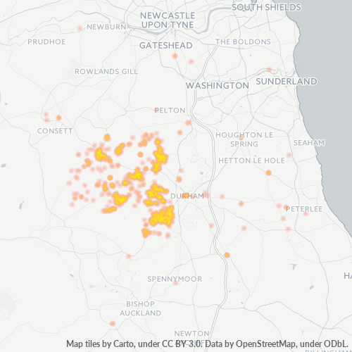 DH7 Business Density Heatmap
