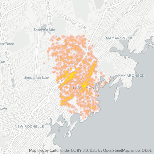 10538 Business Density Heatmap