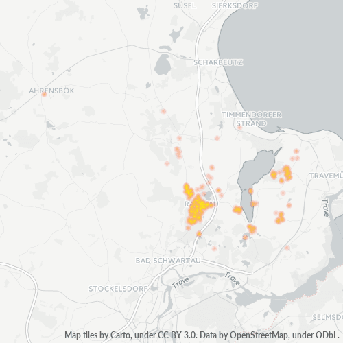 23626 Standortdichte-Heatmap