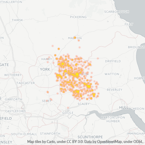 YO4 Business Density Heatmap