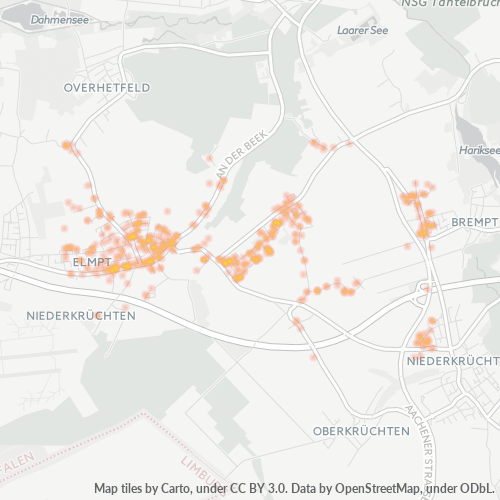 Heatmap für plz 41372