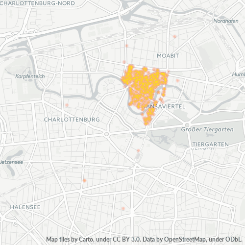 10555 Standortdichte-Heatmap