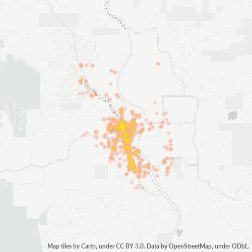 95490 Business Density Heatmap