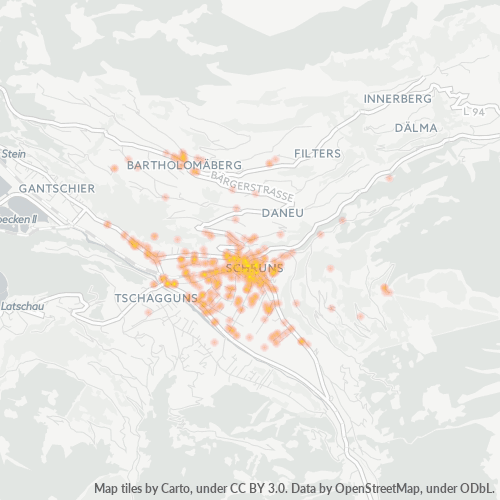 Heatmap für postleitzahl 6780