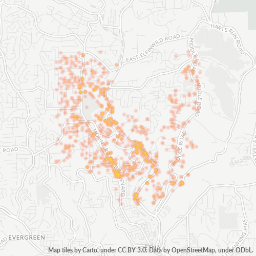 15116 Business Density Heatmap