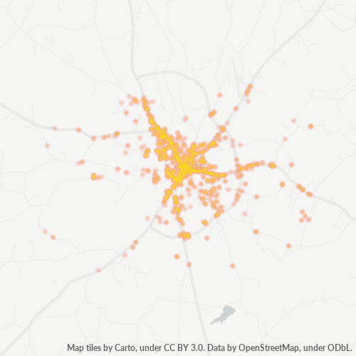 75935 Business Density Heatmap