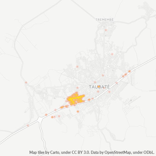 12031-000 Heatmap de Densidade da Empresa