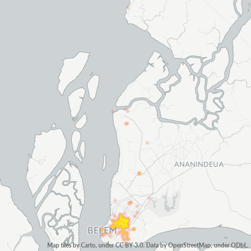 66060-000 Mapa de calor de densidad empresarial