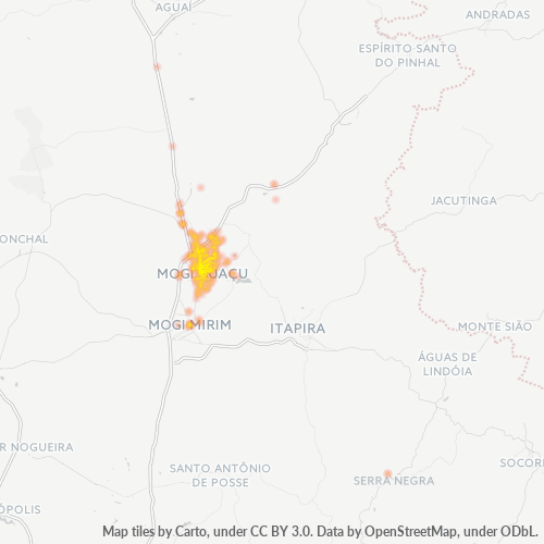 13840-000 Heatmap de Densidade da Empresa