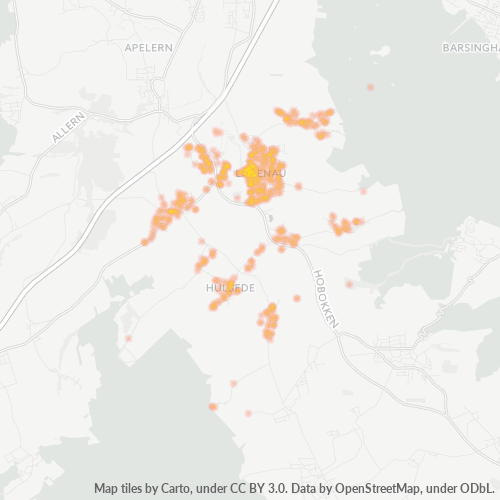 Heatmap für plz 31867