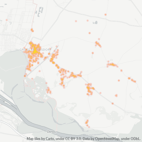 Heatmap für postleitzahl 2301