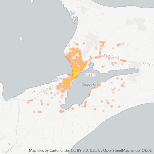 4780 Heatmap over forretningstæthed