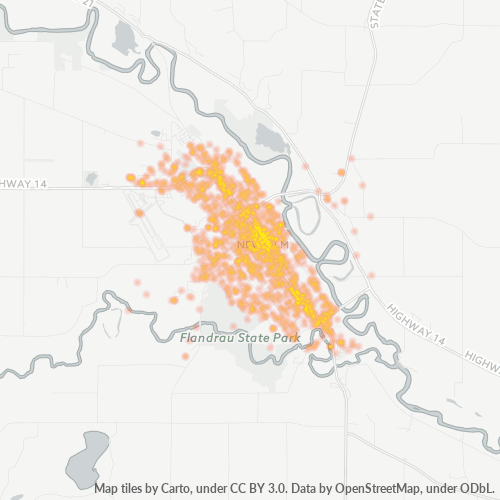 56073 Business Density Heatmap