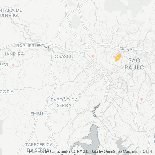 05015-000 Heatmap de Densidade da Empresa