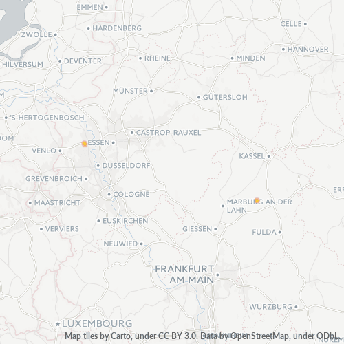 Heatmap für plz 47506
