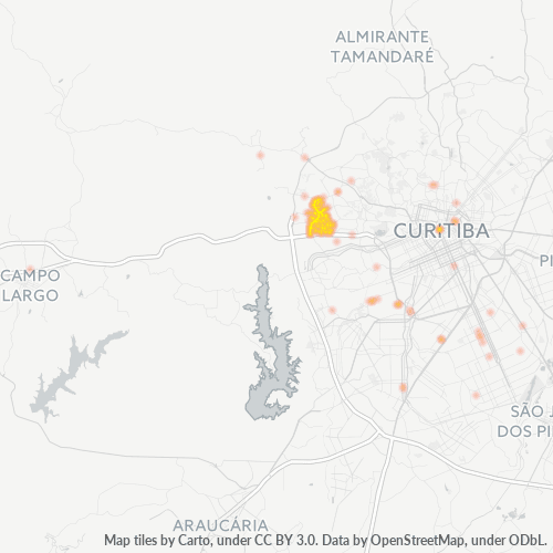 82300-000 Heatmap de Densidade da Empresa
