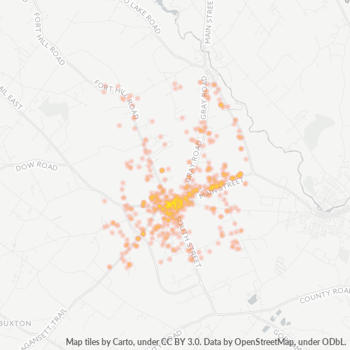 04038 Business Density Heatmap