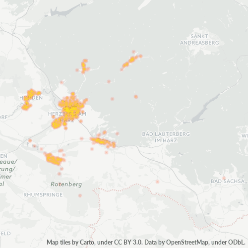 Heatmap für plz 37412