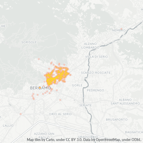 Mappa di calore per cap 24124