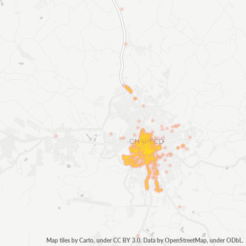 89802-000 Heatmap de Densidade da Empresa