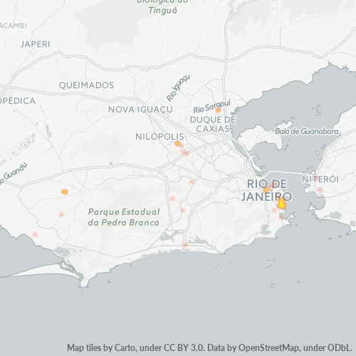 22220-000 Heatmap de Densidade da Empresa