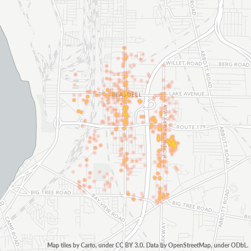14219 Business Density Heatmap