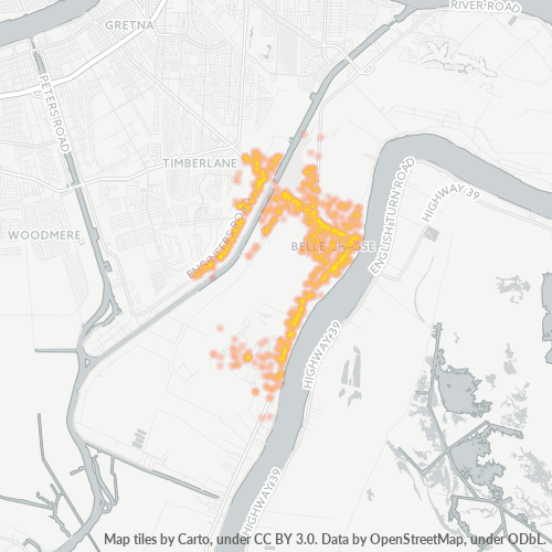 70037 Business Density Heatmap