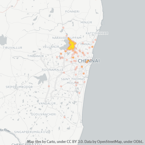 600066 Business Density Heatmap