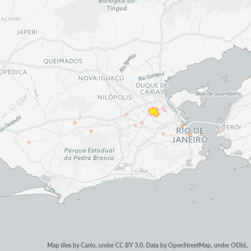 21221-000 Mapa de calor de densidad empresarial
