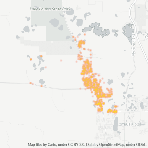 34714 Business Density Heatmap