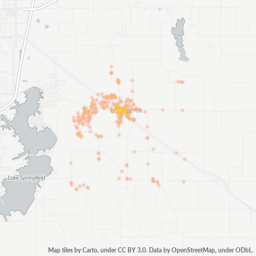62563 Business Density Heatmap
