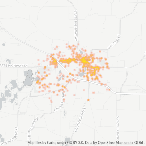 54981 Business Density Heatmap