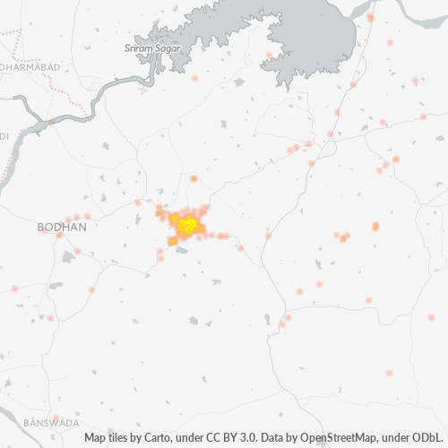 503001 Business Density Heatmap