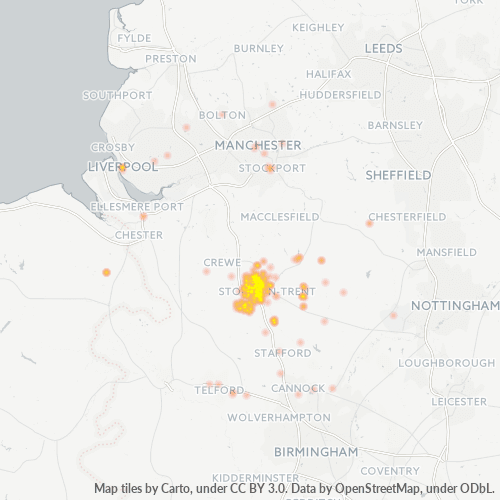 ST5 Business Density Heatmap