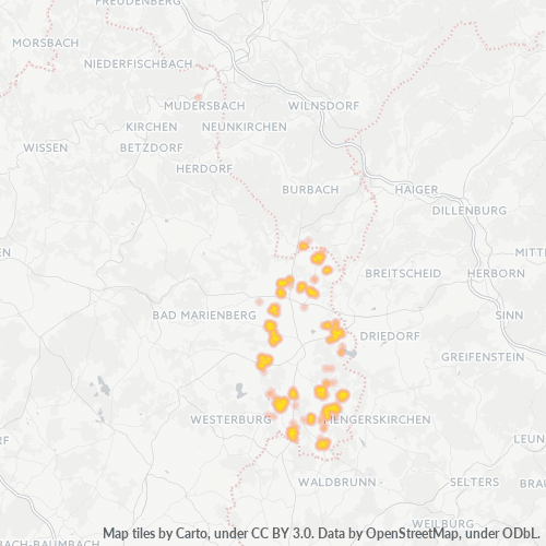 Heatmap für plz 56479