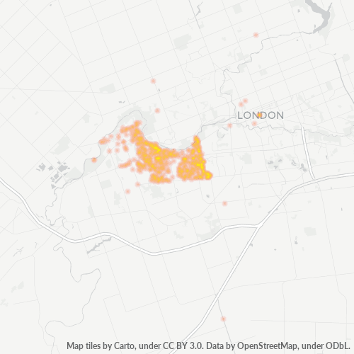 N6K Thermocarte de densité d'activité