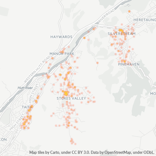 5019 Business Density Heatmap