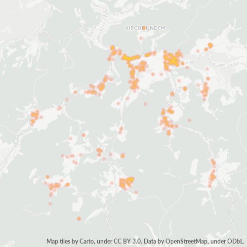 Heatmap für plz 57399