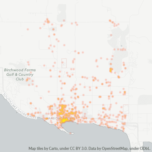 49740 Business Density Heatmap