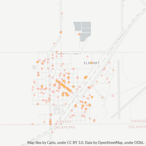 67950 Business Density Heatmap